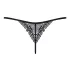 Obsessive - tanga con cinturini - pizzo nero