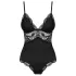 Obsessive - body in pizzo - nero - XXL