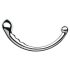 Le Wand - Dildo a Doppia Testa in Acciaio Inox (Argento)