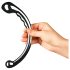 Le Wand - Dildo a Doppia Testa in Acciaio Inox (Argento)