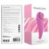 FEELZTOYS Femmegasm - vibratore clitoride 2in1 ricaricabile - silicone rosa