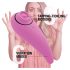 FEELZTOYS Femmegasm - vibratore clitoride 2in1 ricaricabile - silicone rosa