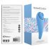 FEELZTOYS Femmegasm - Vibratore clitorideo 2in1 ricaricabile (blu)