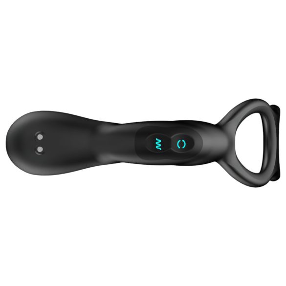 Nexus Revo - vibratore prostata rotante con anello - nero