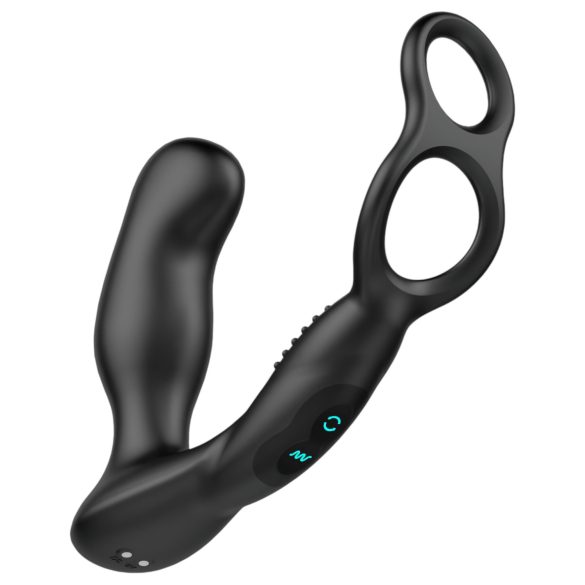 Nexus Revo - vibratore prostata rotante con anello - nero