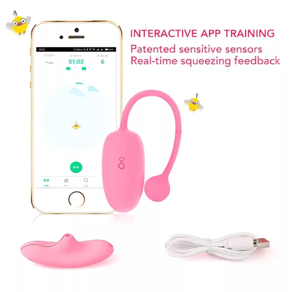 Magic Motion - palline vaginali vibranti - Kegel - silicone rosa