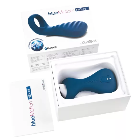 OHMIBOD Bluemotion Nex 3 - anello vibrante intelligente (blu)