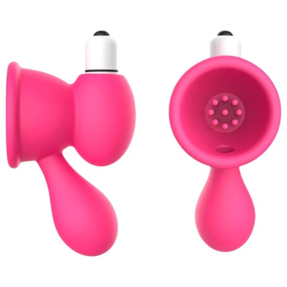 Aixiasia Bobo - succhia capezzoli vibrante - silicone rosa