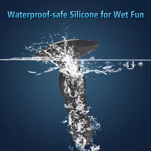 Aixiasia Roy - vibratore anale spingente ricaricabile wireless - nero