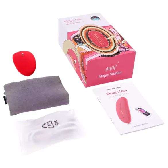 Magic Motion Nyx - vibratore clitoride impermeabile - corallo
