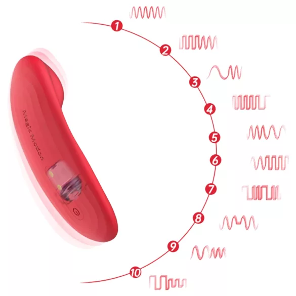 Magic Motion Nyx - vibratore clitoride impermeabile - corallo