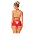 Costume renna donna "Ms Reindy" Obsessive - set 2 pezzi - rosso - M/L