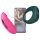 Magic Motion - Set vibratori per coppia (rosa-verde)