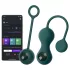 Magic Motion Crystal Duo - Palline geisha vibranti a controllo app (verde)