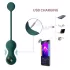 Magic Motion Crystal Duo - Palline geisha vibranti a controllo app (verde)