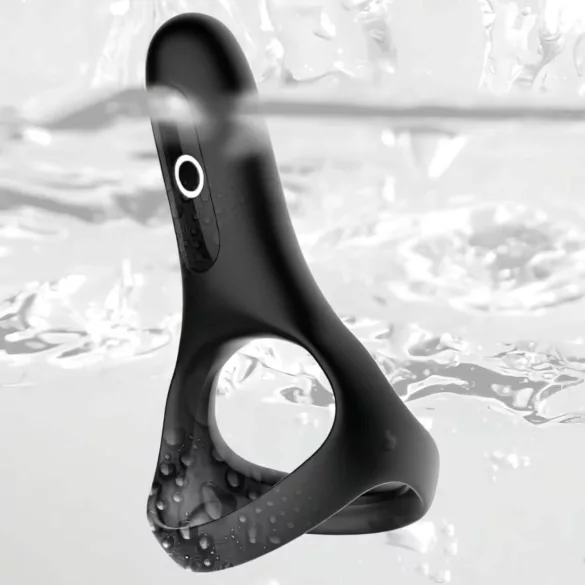 Magic Motion Rise - anello fallico vibrante ricaricabile intelligente - nero
