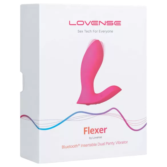 LOVENSE Flexer Panty - vibratore 2in1 ricaricabile (rosa)
