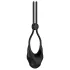 Nexus Forge - anello fallico vibrante regolabile - silicone nero