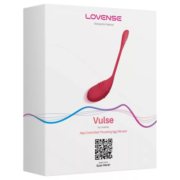 LOVENSE Vulse - intelligente ovetto vibrante a spinta (rosso)
