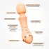 Vush Majesty 2 - vibratore massaggiatore ricaricabile impermeabile - arancione