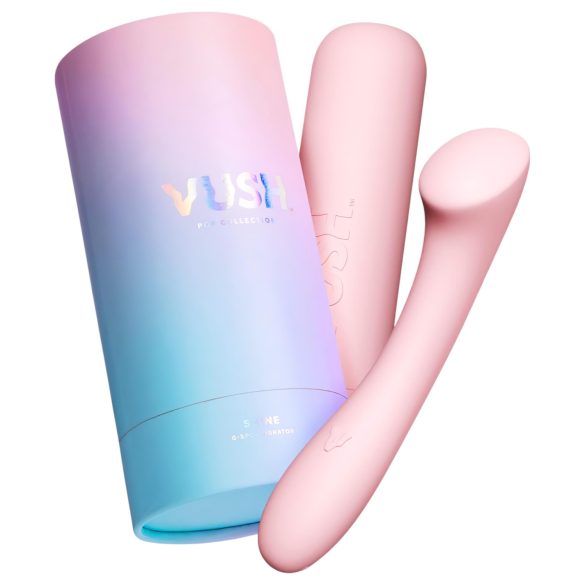 Vush Pop Shine - vibratore punto G ricaricabile impermeabile rosa