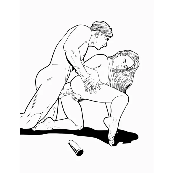 WoodRocket - libro da colorare per adulti - sesso anale