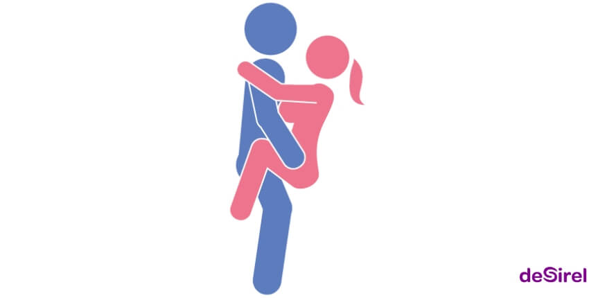 La posizione sessuale estrema della Scimmia in piedi per coppie esperte | Desirel.it Sex Shop
