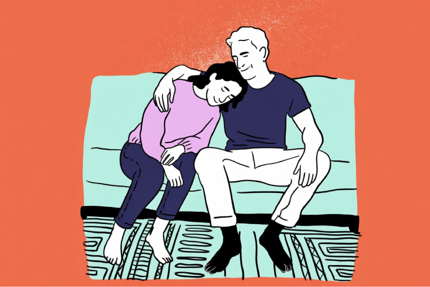 Una coppia si coccola sul divano. | Sex Shop Desirel.it