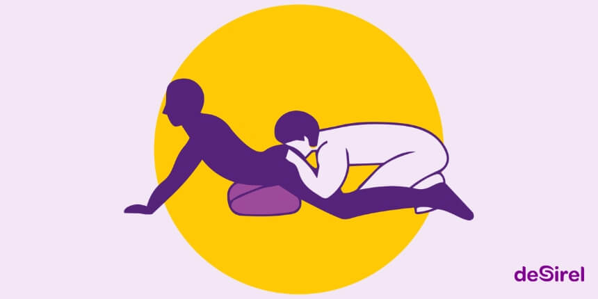 Posizione Profondità Giocosa con il cuscino del sesso Desirel Magic Pillow | Desirel.it Sex Shop