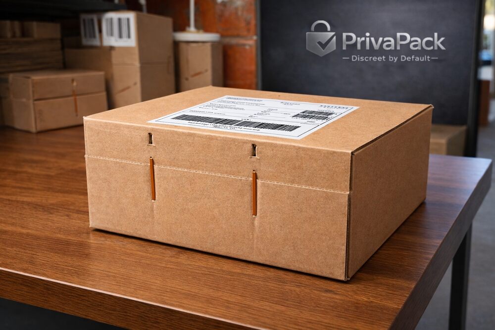 La scatola PrivaPack™ è un sistema protetto da marchio registrato che garantisce che il tuo ordine arrivi integro, non manomesso e in totale privacy | Desirel Sex Shop